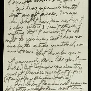 a page of handwritten text