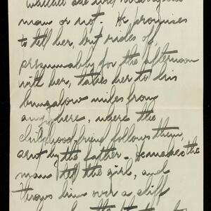 a page of handwritten text