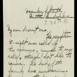 a page of handwritten text