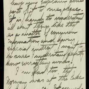 a page of handwritten text
