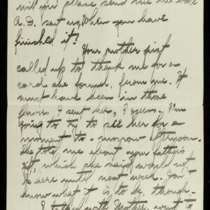 a page of handwritten text