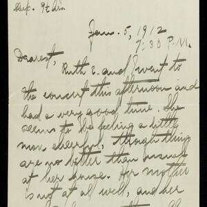 a page of handwritten text
