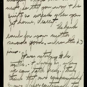 a page of handwritten text