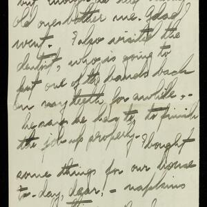 a page of handwritten text