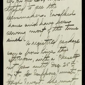 a page of handwritten text