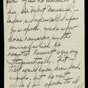 a page of handwritten text