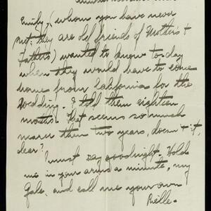 a page of handwritten text