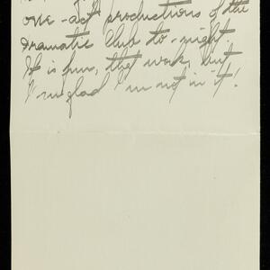 a page of handwritten text