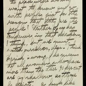a page of handwritten text