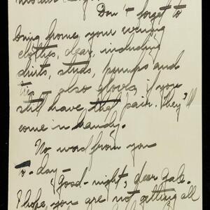 a page of handwritten text