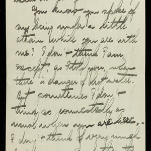 a page of handwritten text