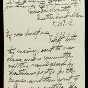 a page of handwritten text