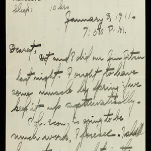 a page of handwritten text