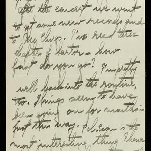 a page of handwritten text