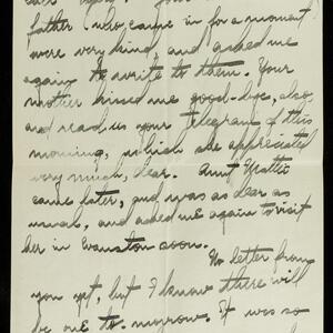 a page of handwritten text