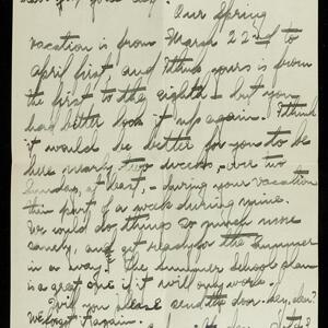 a page of handwritten text