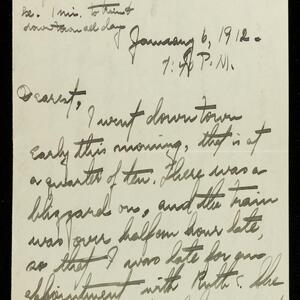 a page of handwritten text