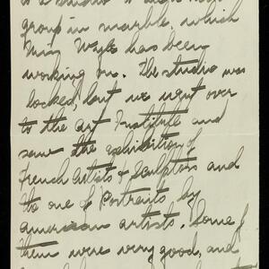 a page of handwritten text