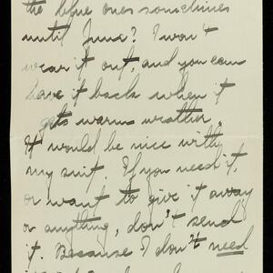 a page of handwritten text