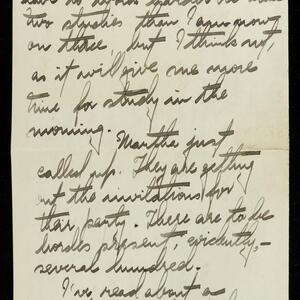 a page of handwritten text
