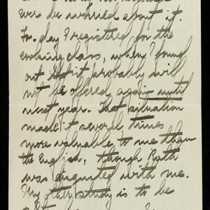 a page of handwritten text