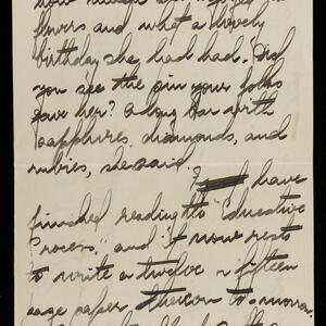 a page of handwritten text