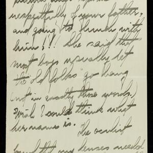 a page of handwritten text
