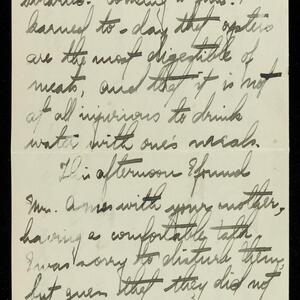 a page of handwritten text