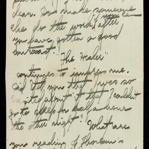 a page of handwritten text