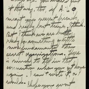a page of handwritten text
