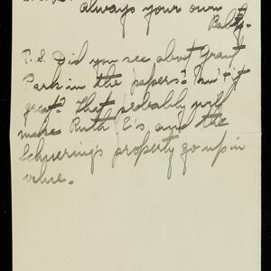 a page of handwritten text