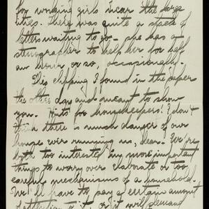 a page of handwritten text