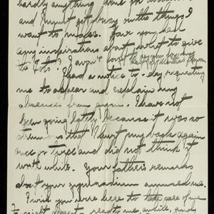 a page of handwritten text