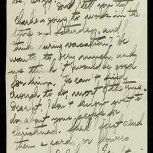 a page of handwritten text