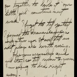a page of handwritten text