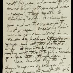 a page of handwritten text