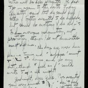 a page of handwritten text