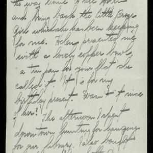 a page of handwritten text