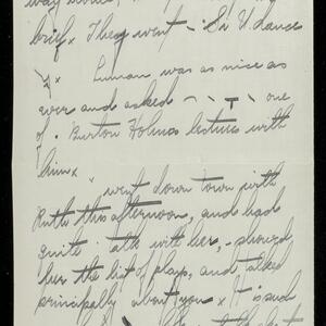 a page of handwritten text