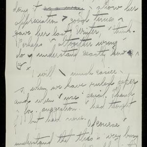 a page of handwritten text