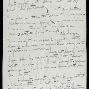 a page of handwritten text