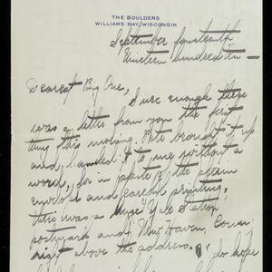 a page of handwritten text
