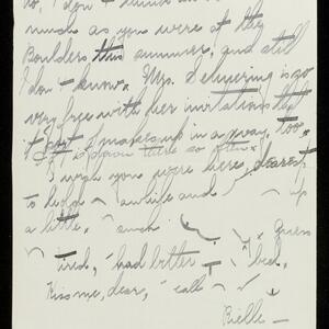 a page of handwritten text