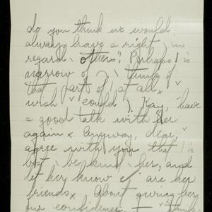 a page of handwritten text