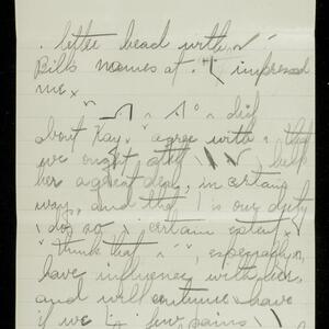 a page of handwritten text