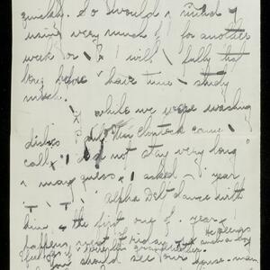 a page of handwritten text