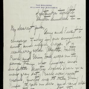 a page of handwritten text