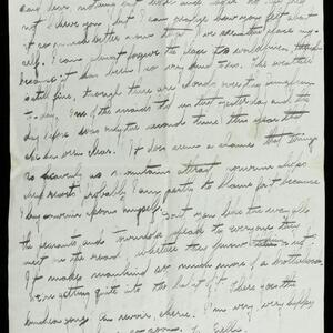 a page of handwritten text