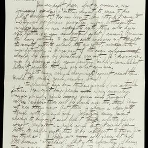 a page of handwritten text
