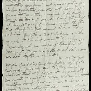 a page of handwritten text